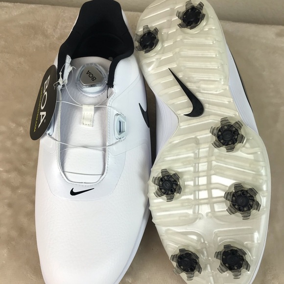 Nike Vapor Pro BOA White Black Golf Shoes 10.5W - Picture 6 of 8